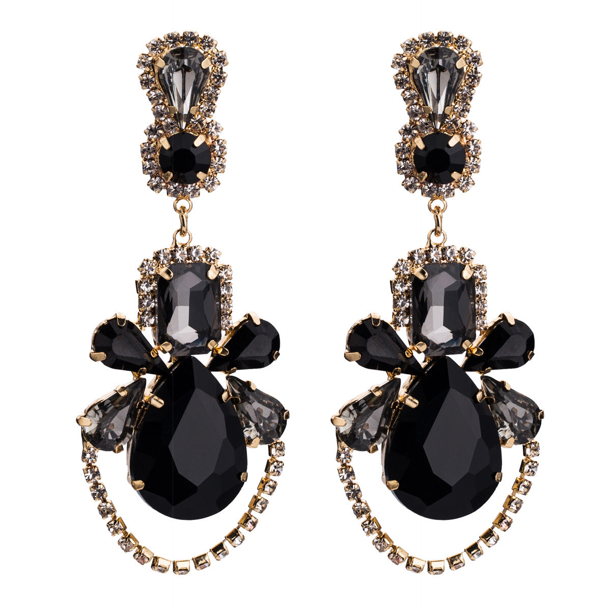 Women's Dignified Water Drop Acrylic Fashion Retro Earrings