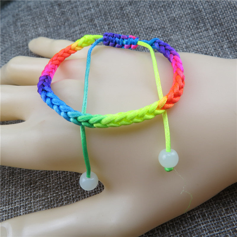 Women's & Men's Hand-woven Colorful Braided Rope Carrying Strap May Dragon Boat Bracelet