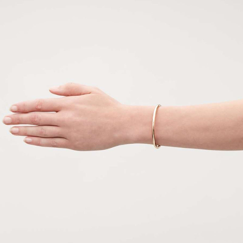 Women's Titanium Steel Metal Sier Golden Summer Goose Egg Can Be Bracelet