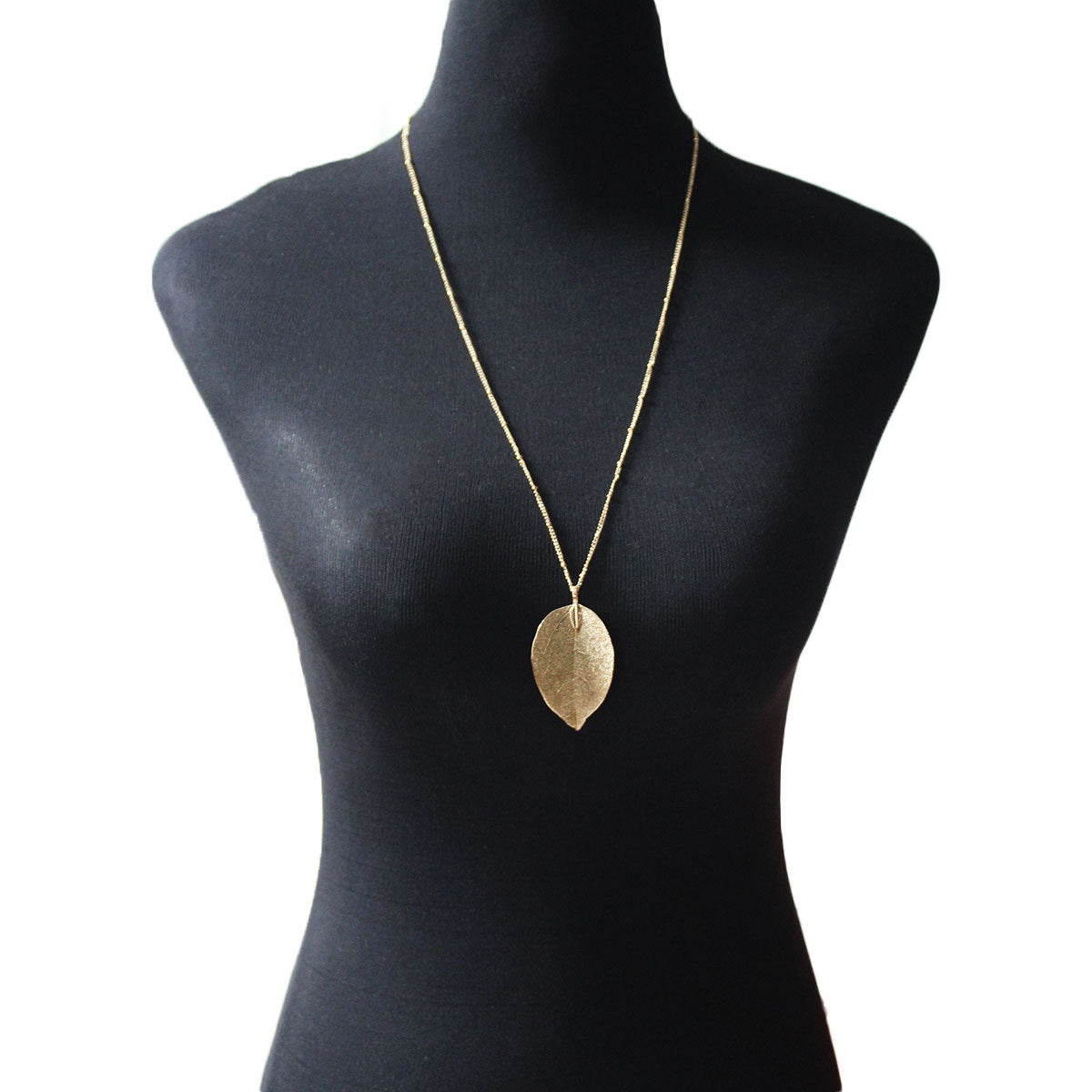 Women's Fashion Real Leaf Simple Hollow Leaves Necklaces