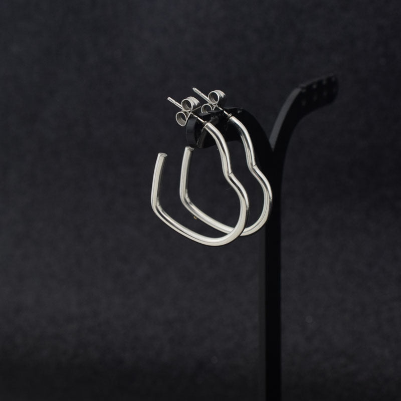 Love Five-star Square Ear Cold Wind Rings