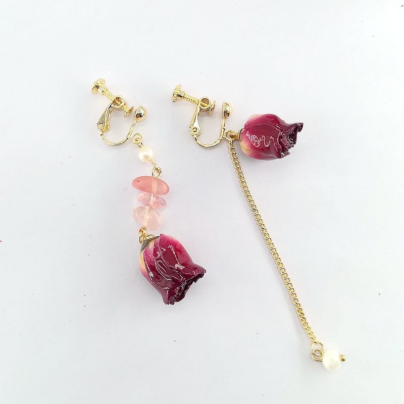 Fashion Temperament Preserved Fresh Flower Rose Dried Rings