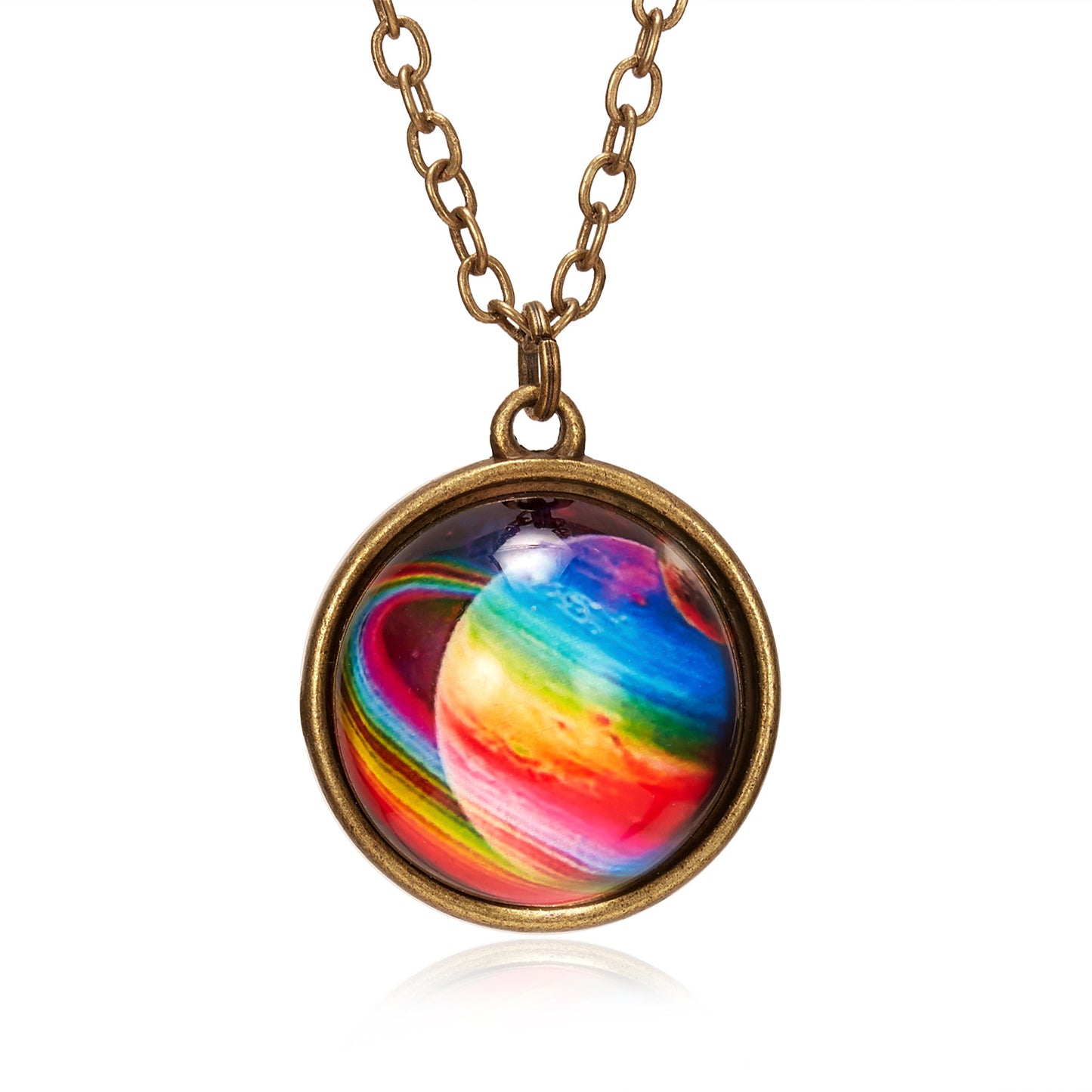 Personality Galaxy Nebula Universe Luminous Double-sided Necklaces