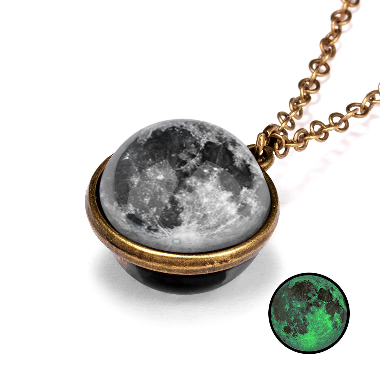 Personality Galaxy Nebula Universe Luminous Double-sided Necklaces
