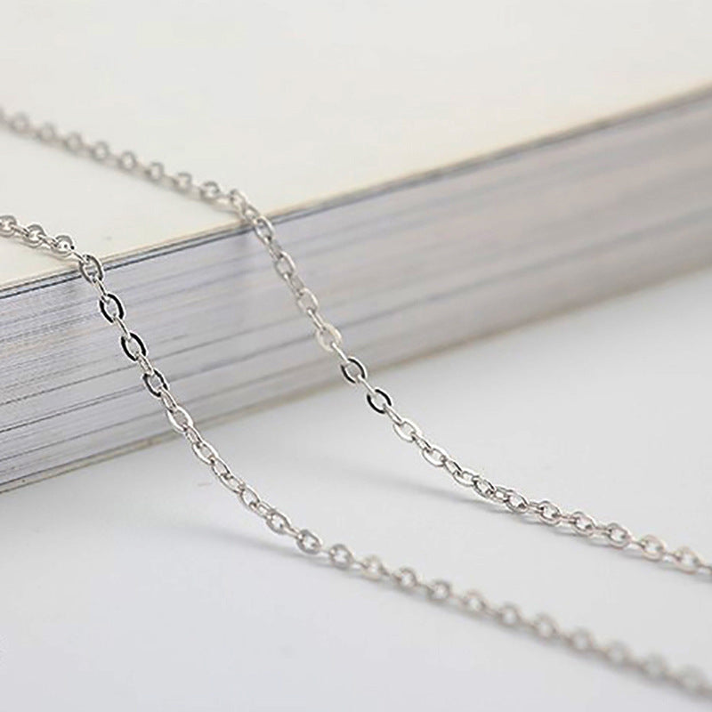 Shiny Chain Collarbone With Long Tail Necklaces