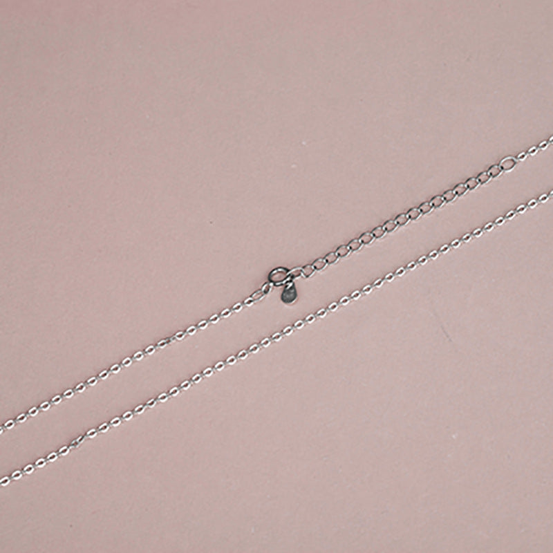 Shiny Chain Collarbone With Long Tail Necklaces