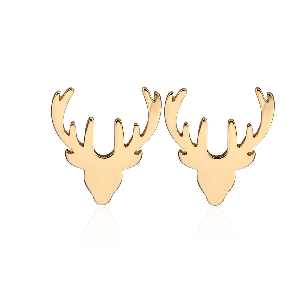 Fashion Simple Stainless Steel Christmas Tree Earrings