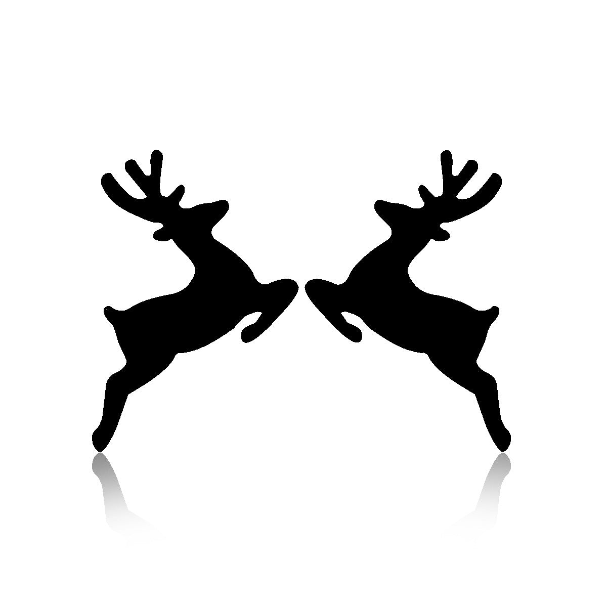 Fashion Simple Stainless Steel Christmas Tree Earrings