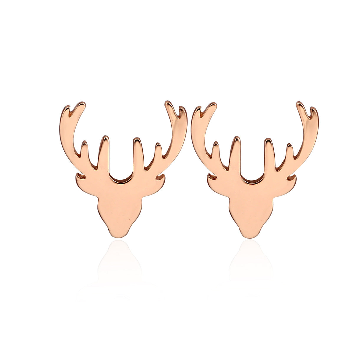 Fashion Simple Stainless Steel Christmas Tree Earrings
