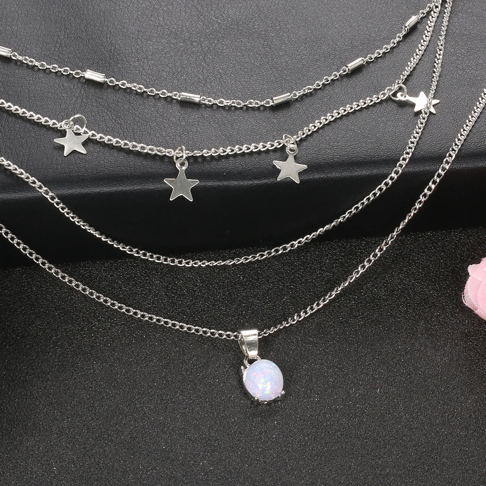Women's Bohemian Popular Fashion Five-pointed Star Pendants
