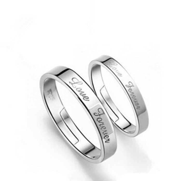 Jewelry Open Couple Female Korean Style Zircon Six Claw Rings