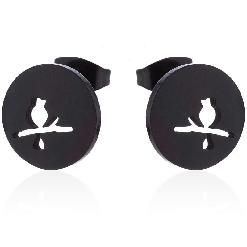 Style For Fashion Rabbit Animal Cat Ornament Christmas Earrings