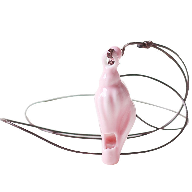 Ceramic Trinkets Pink Conch Whistle Fresh Necklaces