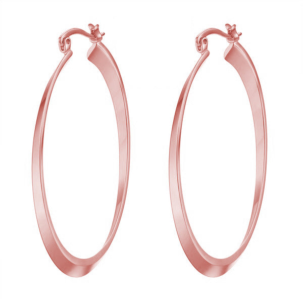 Gold Plated Exaggerated Big Ear Clip Earrings