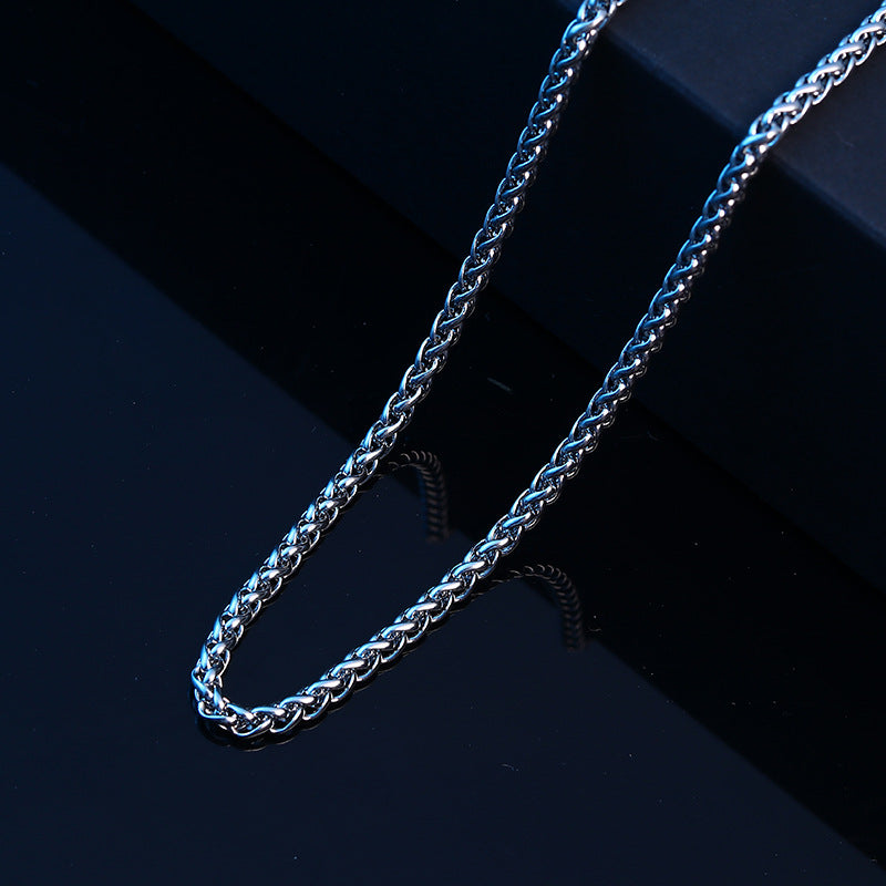 Women's & Men's Fading Cuban Link Chain Hip Hop Versatile Stainless Necklaces