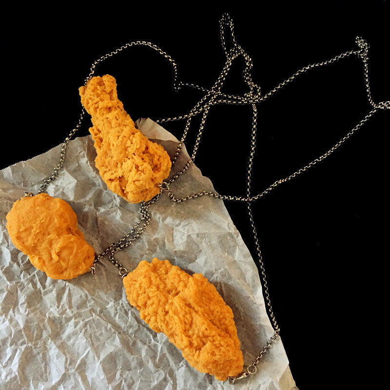 Drumstick Wings Simulation Kebabs Cool Earth Disco Pendants