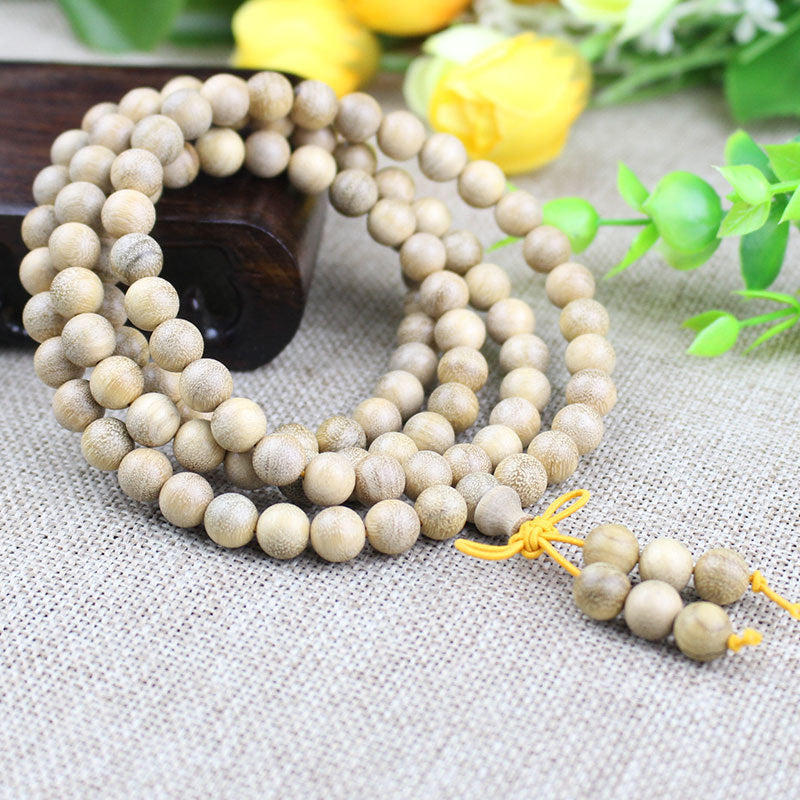 Women's & Men's Indonesia Milk Fragrance Wooden Rosary Couple Bracelet
