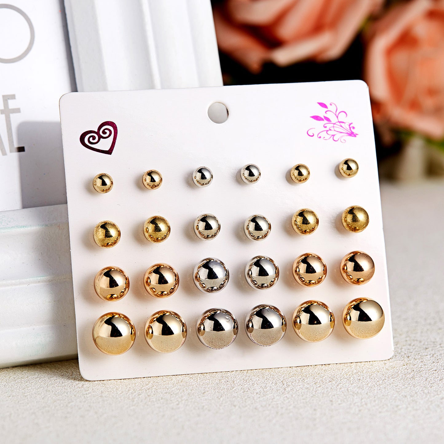 Korean Style Fashion Earings Set Pairs Earrings