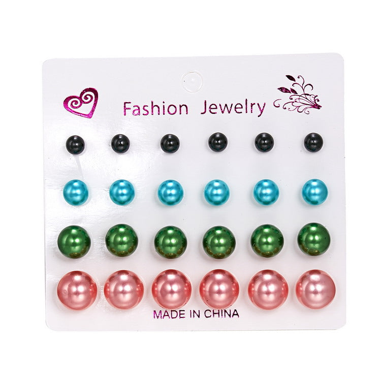 Korean Style Fashion Earings Set Pairs Earrings