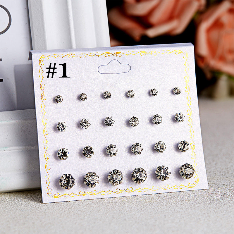 Korean Style Fashion Earings Set Pairs Earrings