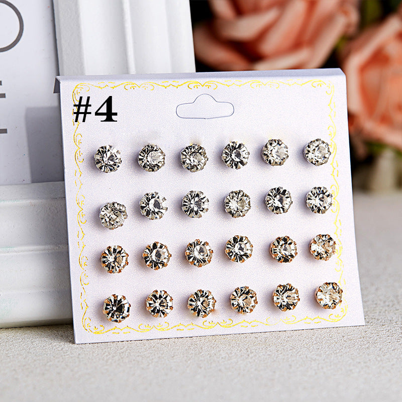 Korean Style Fashion Earings Set Pairs Earrings