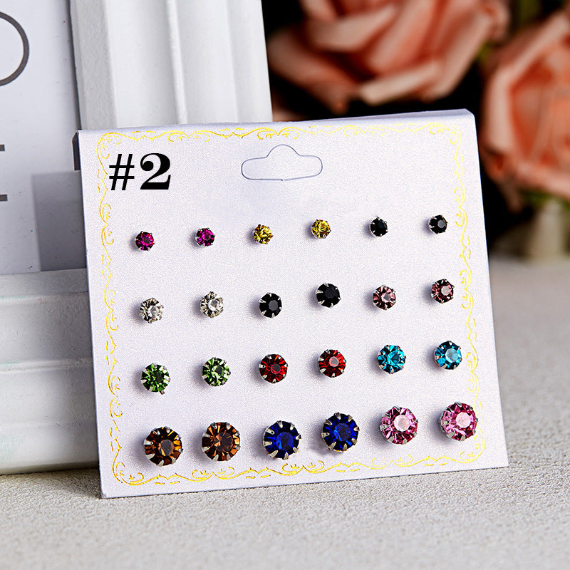 Korean Style Fashion Earings Set Pairs Earrings