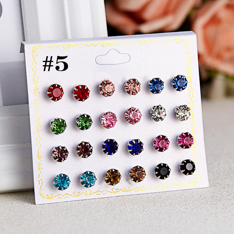 Korean Style Fashion Earings Set Pairs Earrings