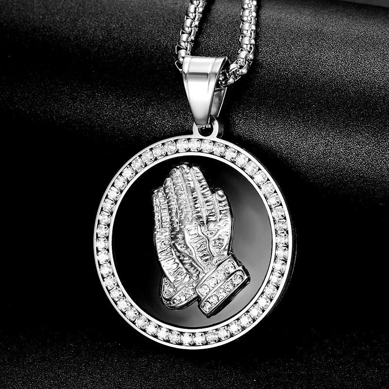 Hip Hop Ear Accessories Titanium Steel Gold Pendants
