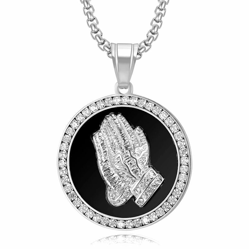 Hip Hop Ear Accessories Titanium Steel Gold Pendants