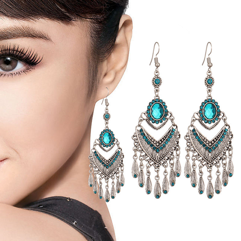Chinese Textured Imitation Miao Sier Quality Earrings