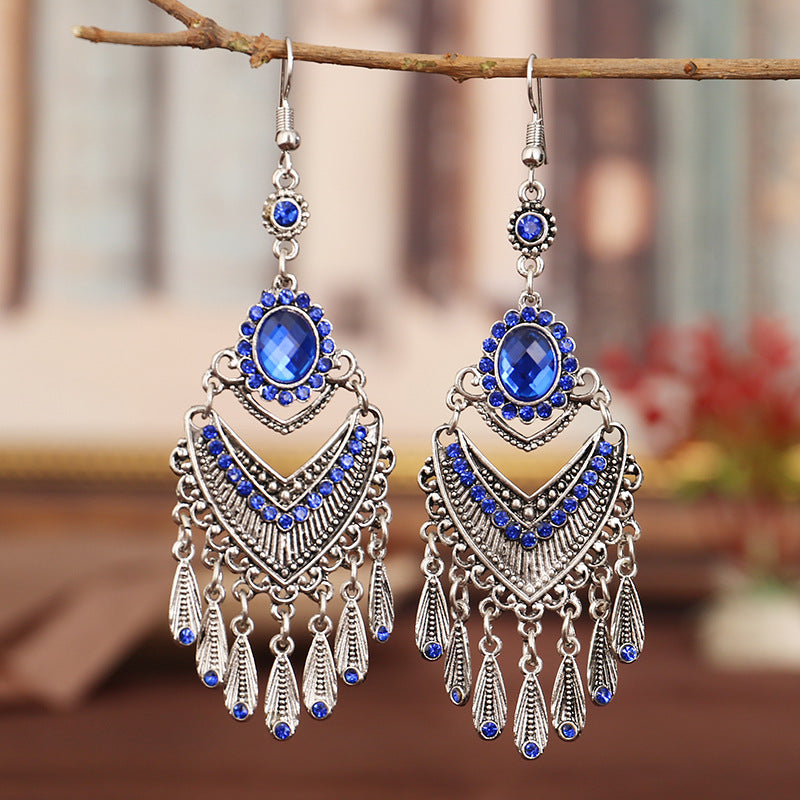 Chinese Textured Imitation Miao Sier Quality Earrings