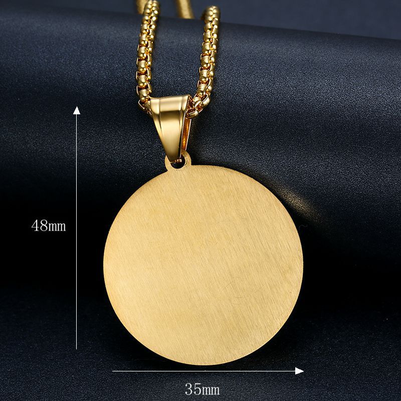 Hip Hop Ear Accessories Titanium Steel Gold Pendants