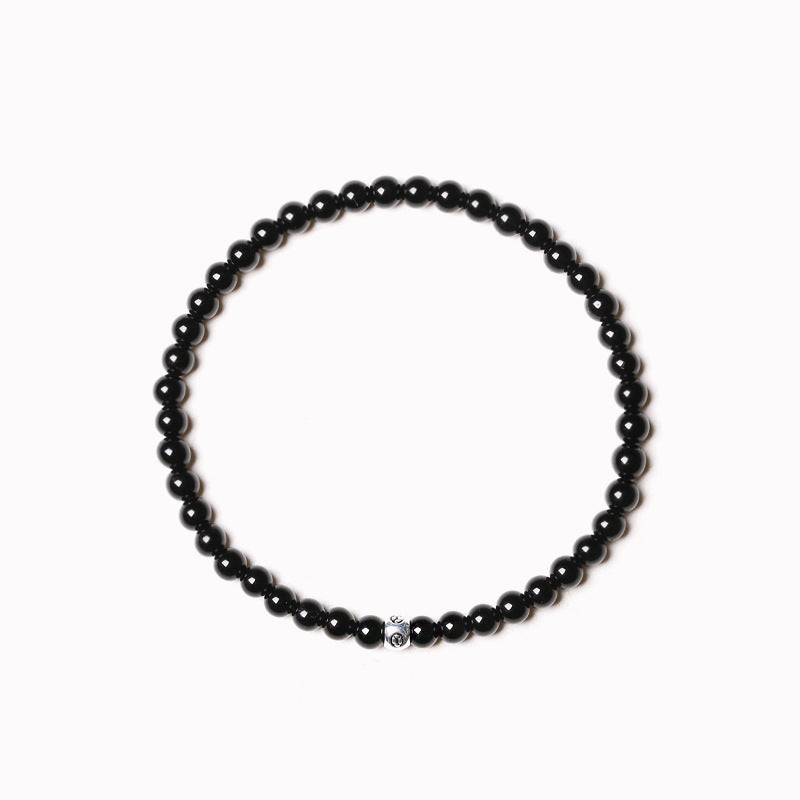 Women's & Men's Agate Blue Sand Thai Sier Simple Gifts For Bracelets
