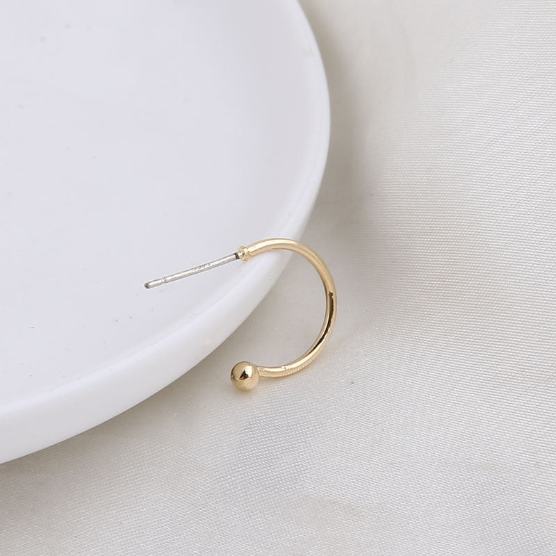 Real Gold Electroplated Sier Needle Simple Fashion Rings