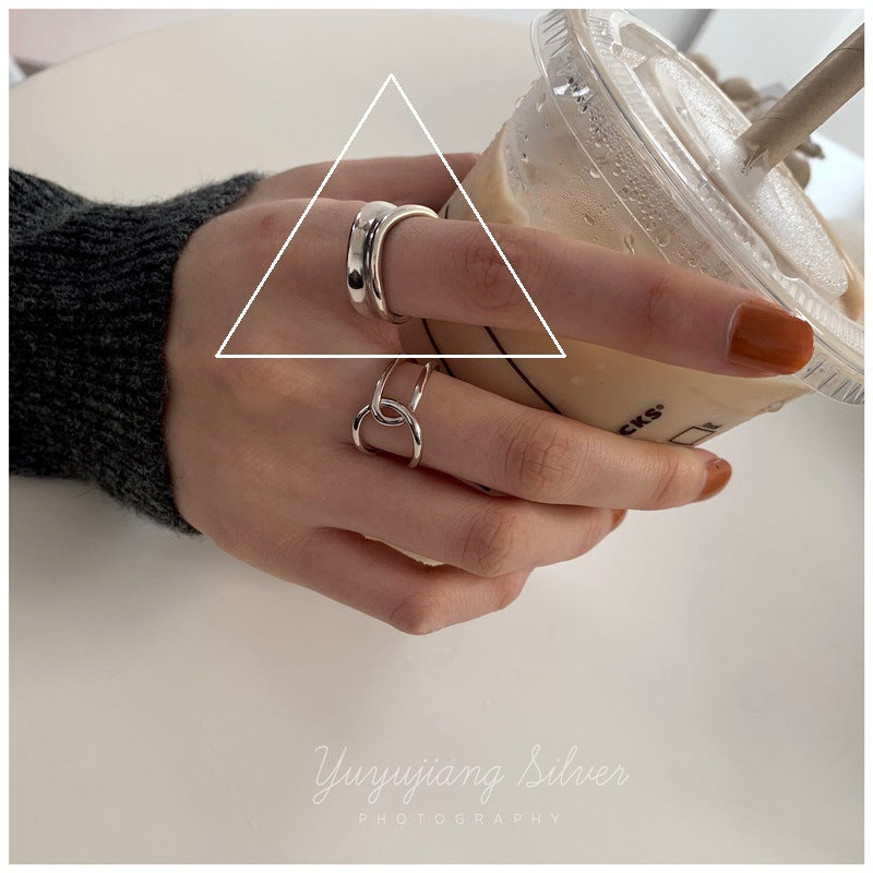 Women's For Simple Cold Style Index Finger Rings
