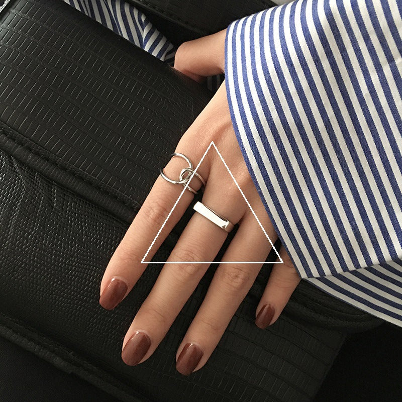 Women's For Simple Cold Style Index Finger Rings