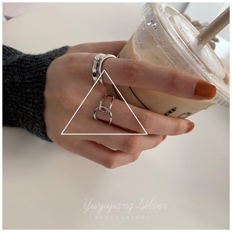 Women's For Simple Cold Style Index Finger Rings
