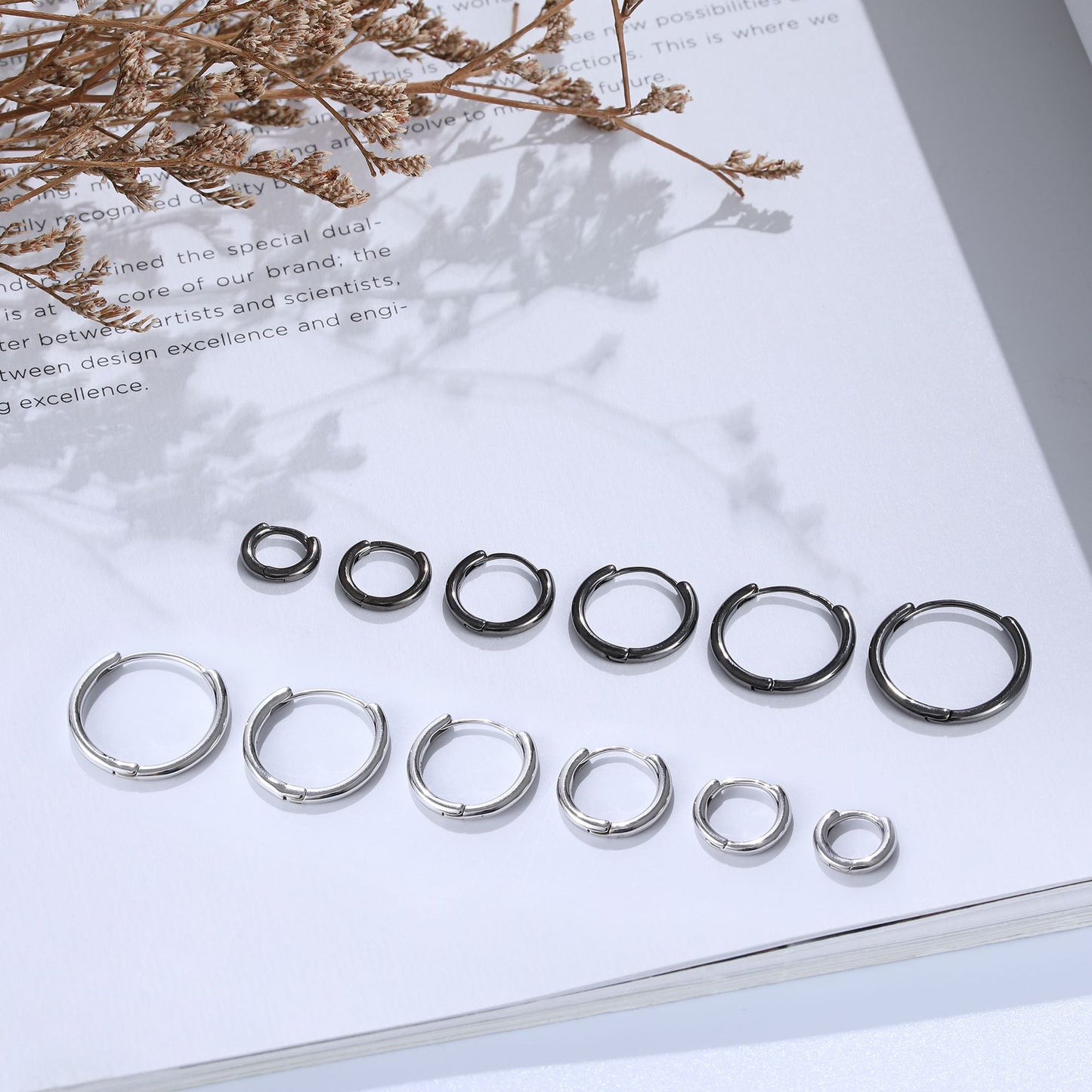 Men's High-grade Simple Hip Hop Trendy Circle Ear Cuff Clip National Earrings