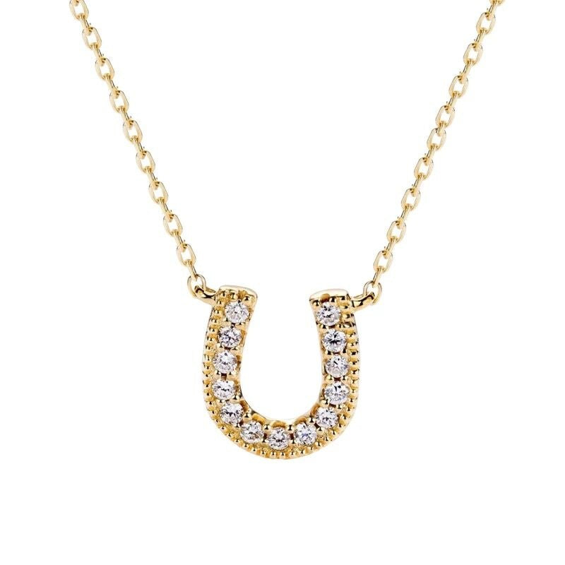 Women's Horseshoe U-shaped For Simple Clavicle Chain Neck Necklaces