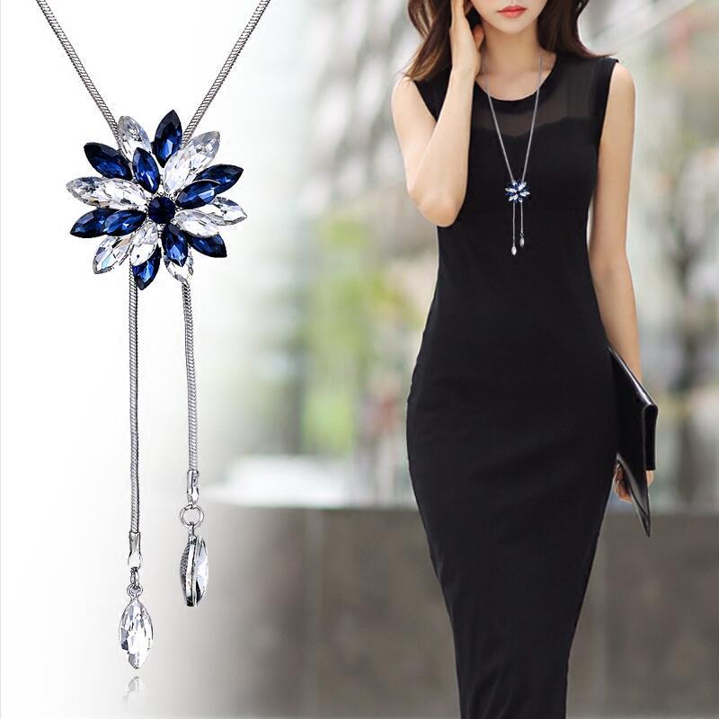 Women's Classic Sweater Chain Long Clothes Accessories Necklaces