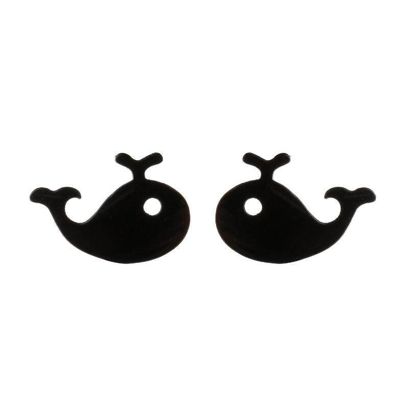 Elephant Animal For Cute Simple Stainless Steel Earrings