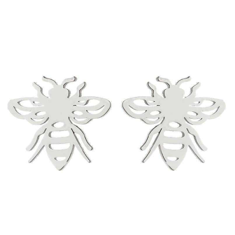 Elephant Animal For Cute Simple Stainless Steel Earrings