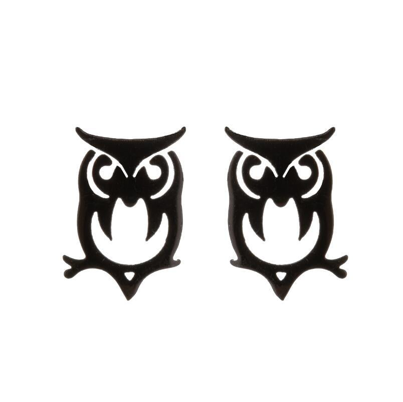 Elephant Animal For Cute Simple Stainless Steel Earrings