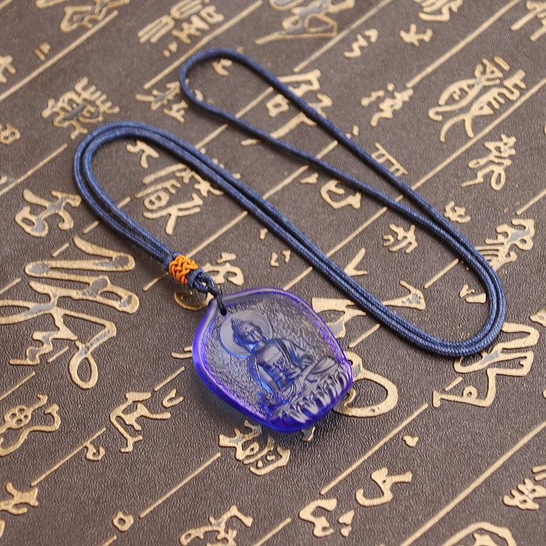 Women's & Men's French Glaze Crystal Han Temple Binding Supplies Necklaces