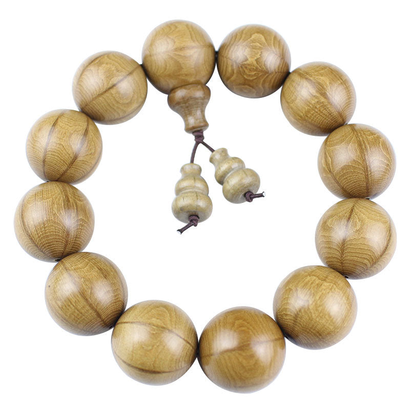 Men's Abelia Beads Wooden Cultural Artifact For Bracelet