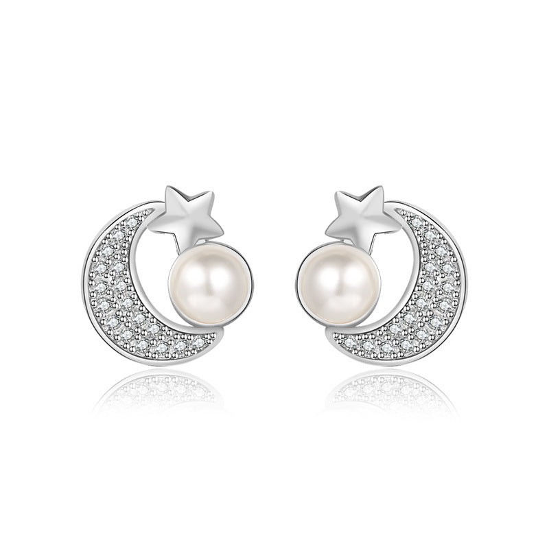 Small Jewelry Female Popular Pearl Fashion Earrings