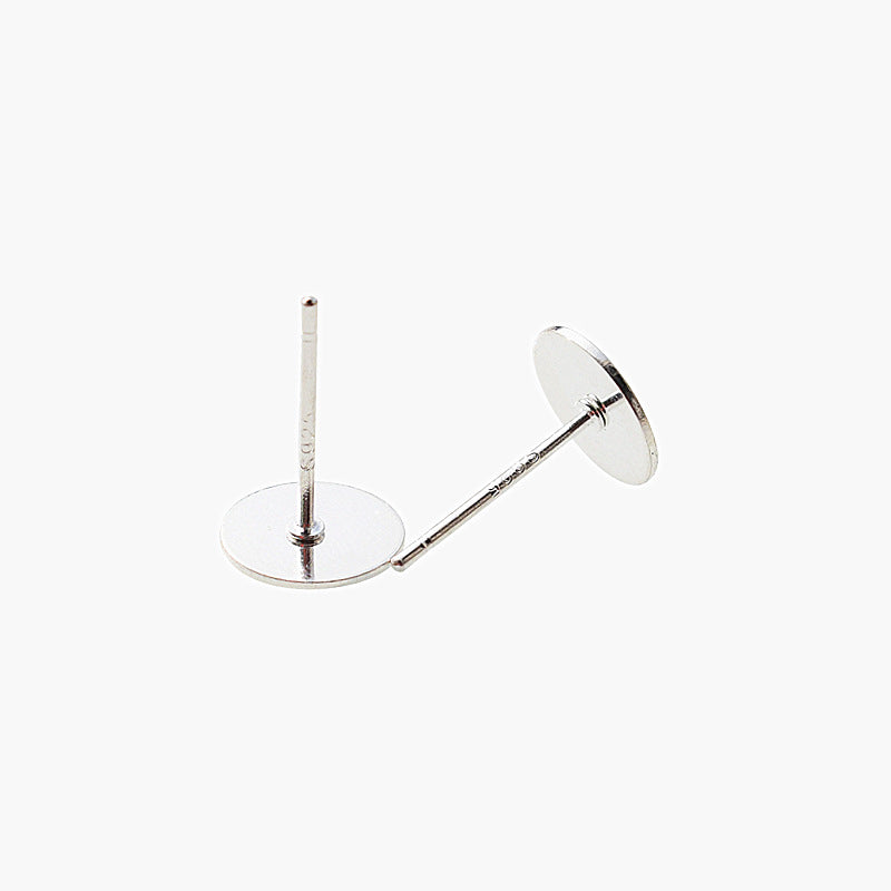 Homemade Ear Empty Holder Glossy Flat Earrings