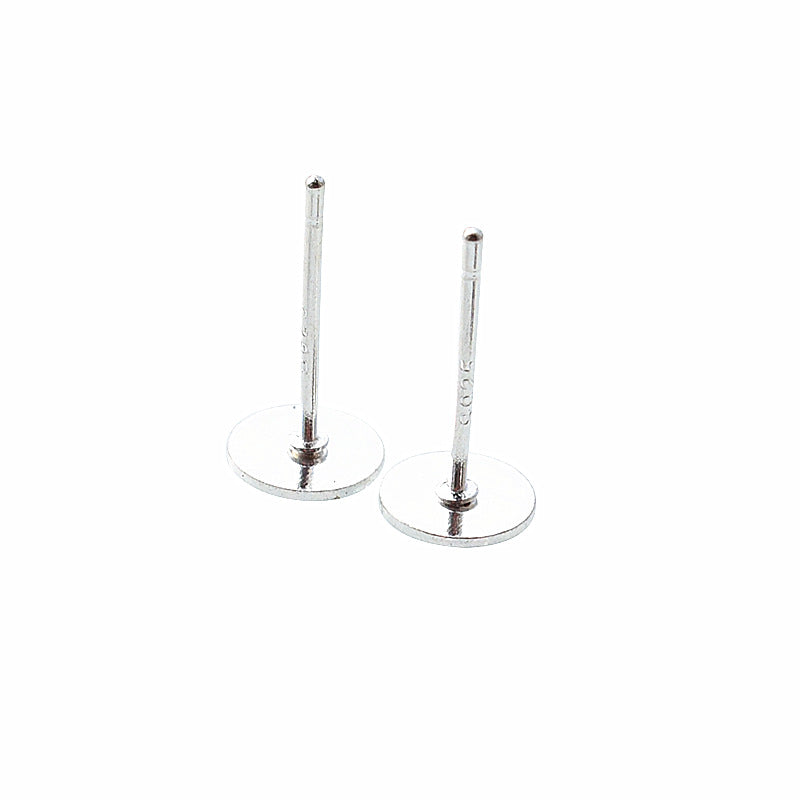 Homemade Ear Empty Holder Glossy Flat Earrings