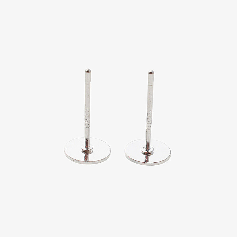 Homemade Ear Empty Holder Glossy Flat Earrings