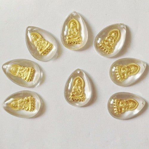 Large Twee Zodiac Crystal Gold Inlaid Necklaces